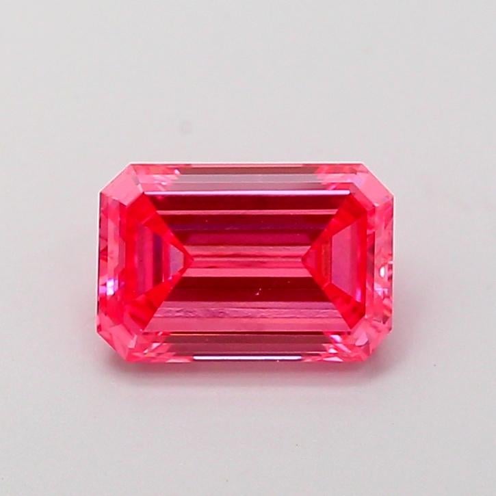 1.22 Ct. Fancy Vivid  Pink Emerald Lab Grown Diamond