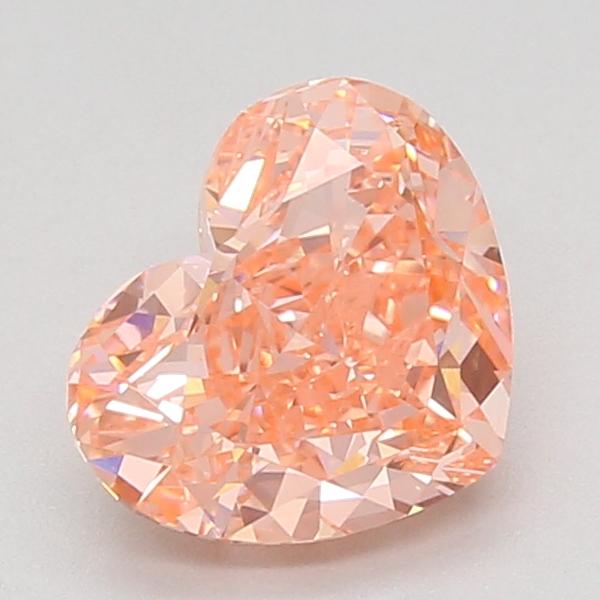 2.09 Ct. Fancy Vivid Pink Heart Lab Grown Diamond