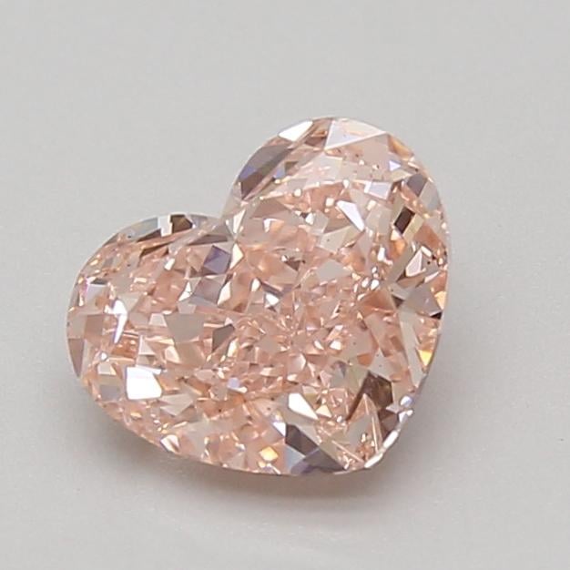 1.51 Ct. Fancy Intense Pink Heart Lab Grown Diamond