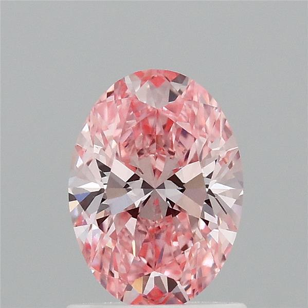 1.02 Ct. Fancy Intense Pink Oval Lab Grown Diamond