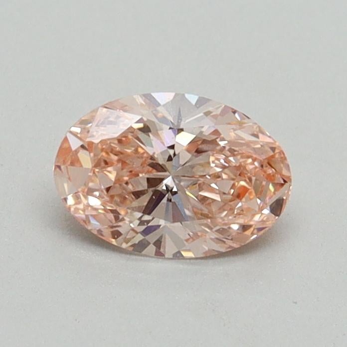 0.51 Ct. Fancy Vivid Pink Oval Lab Grown Diamond