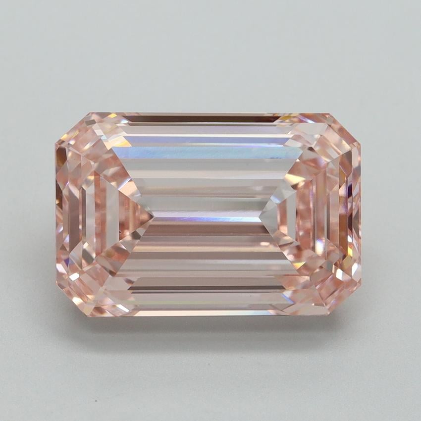 7.60 Ct. Fancy Intense Pink Emerald Lab Grown Diamond