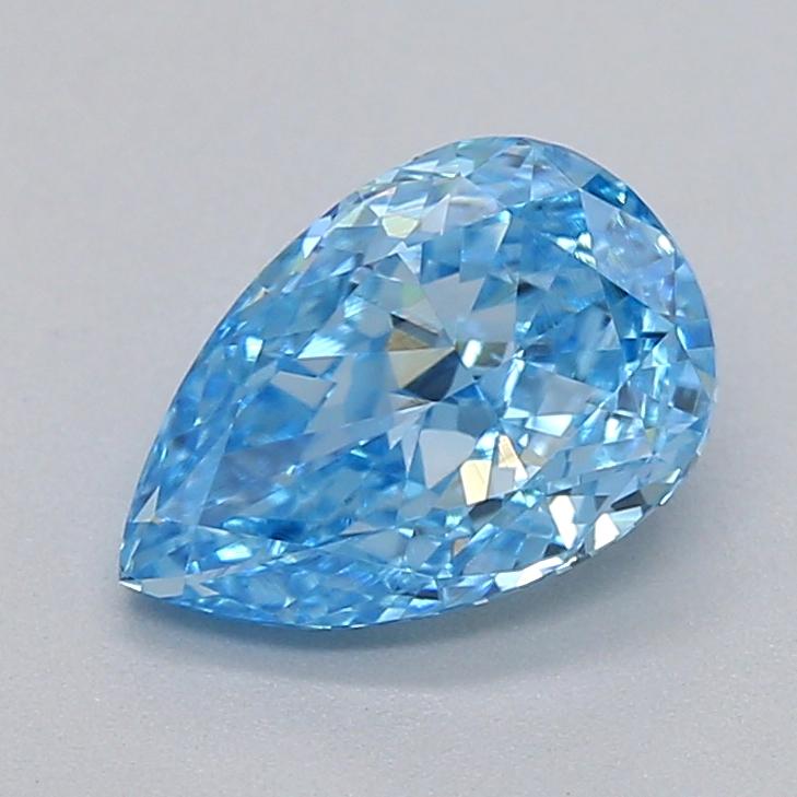0.71 Ct. Fancy Blue Pear Lab Grown Diamond