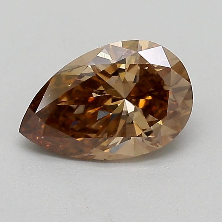 0.97 Ct. Fancy  Brown Pear Lab Grown Diamond