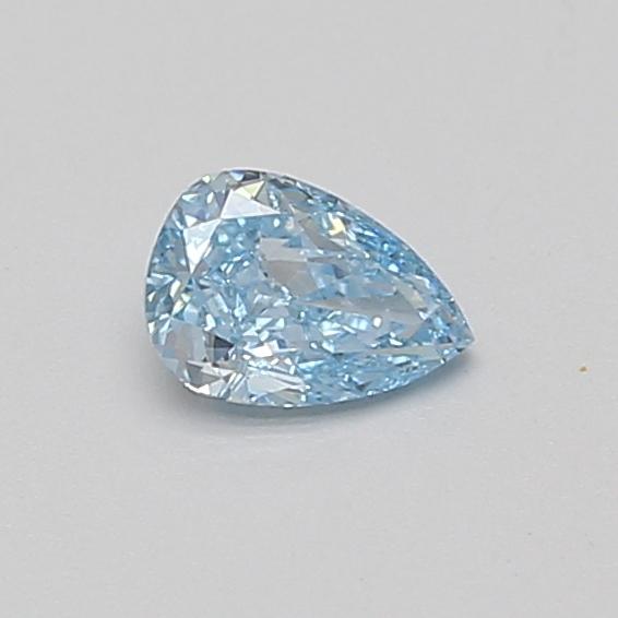 0.37 Ct. Fancy Intense Blue Pear Lab Grown Diamond