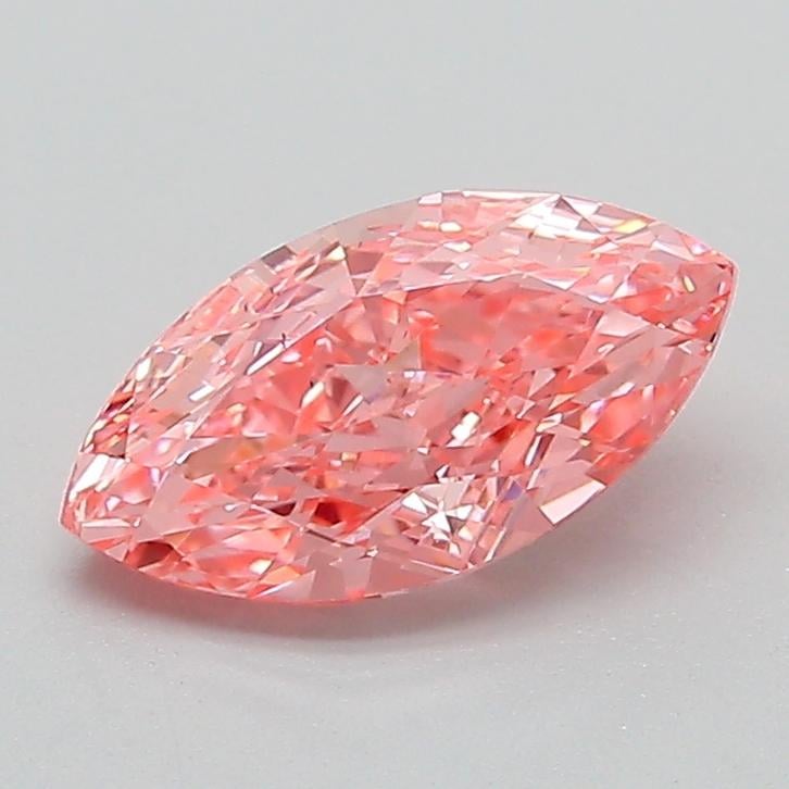 1.03 Ct. Fancy Vivid Pink Marquise Lab Grown Diamond