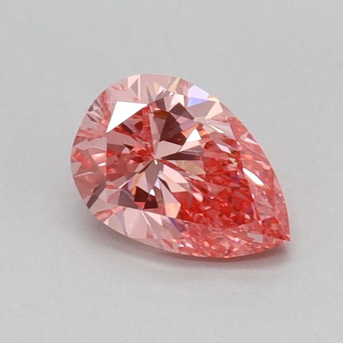 0.4 Ct. Fancy Vivid Pink Pear Lab Grown Diamond