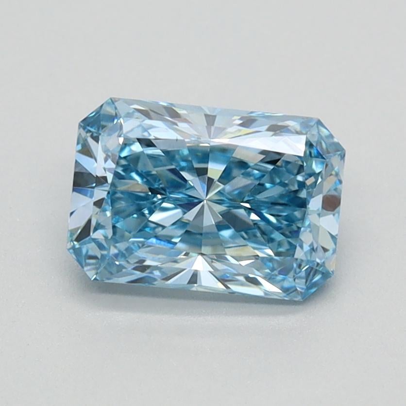 0.97 Ct. Fancy Vivid Blue Radiant Lab Grown Diamond