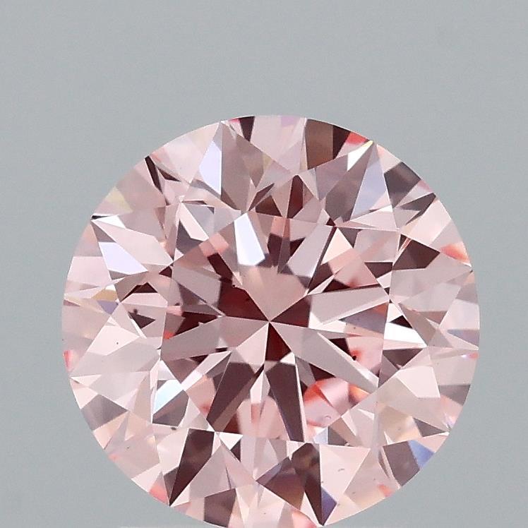2.03 Ct. Fancy Intense Pink Round Lab Grown Diamond