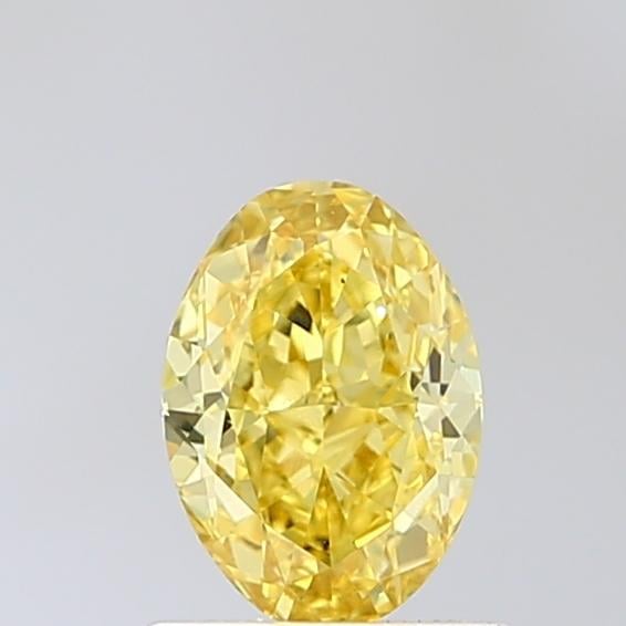 1.01 Ct. Fancy Vivid Yellow Oval Lab Grown Diamond