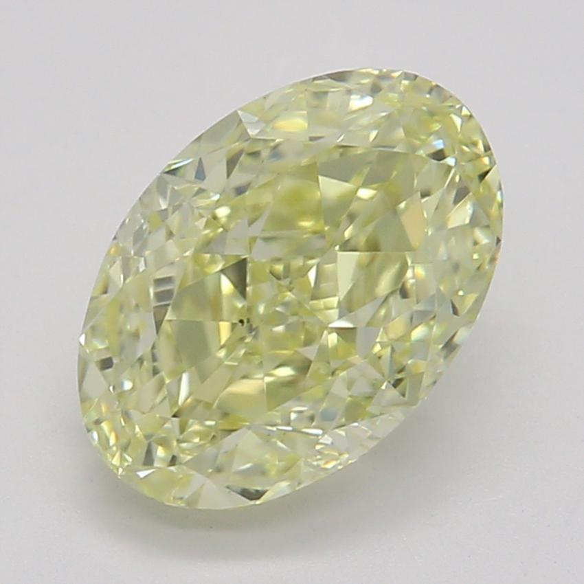 1.13 Ct. Fancy Yellow Oval Diamond