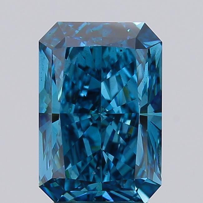 3.00 Ct. Fancy Vivid Blue Radiant Lab Grown Diamond