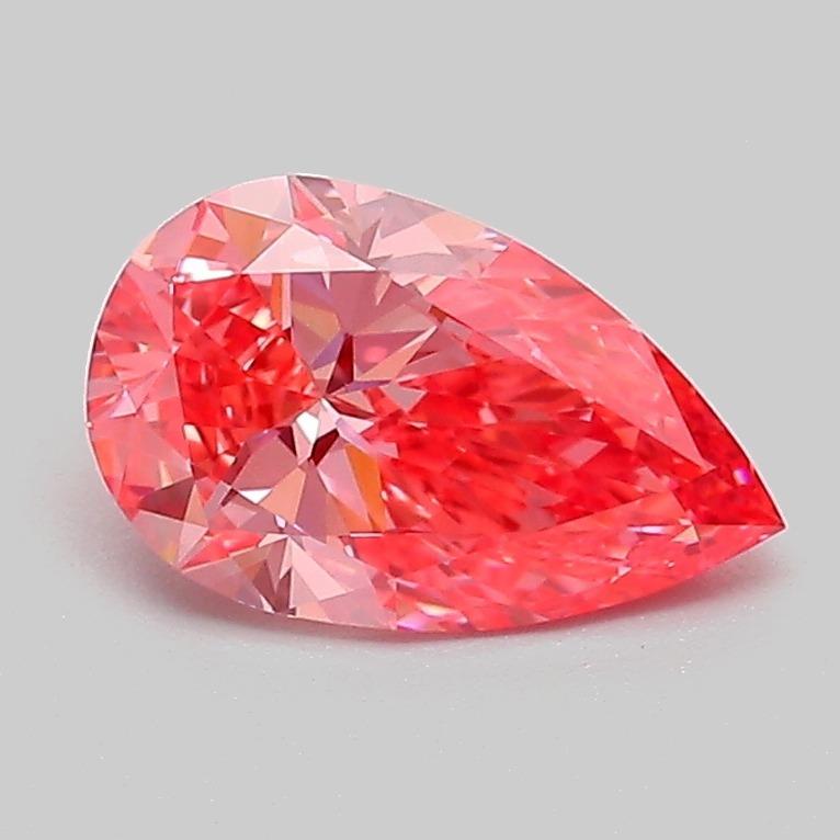1.02 Ct. Fancy Vivid Pink Pear Lab Grown Diamond