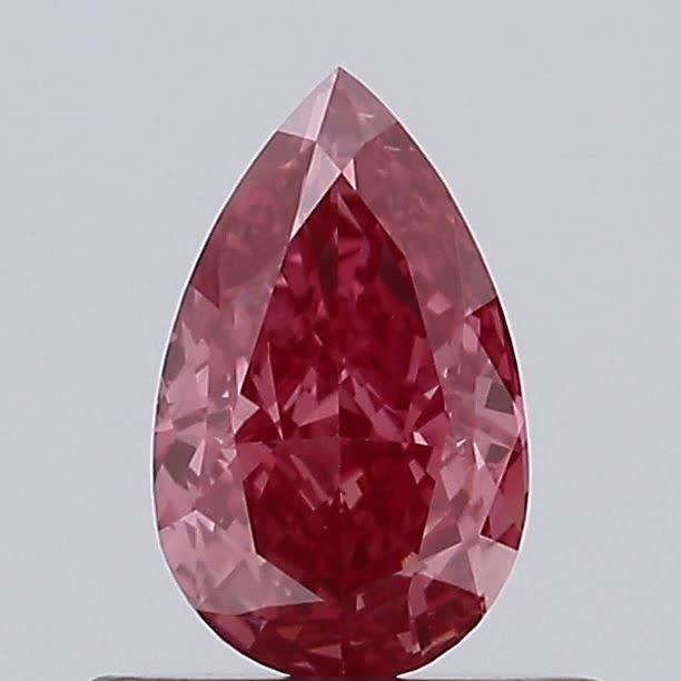 0.54 Ct. Fancy Vivid Pink Pear Lab Grown Diamond