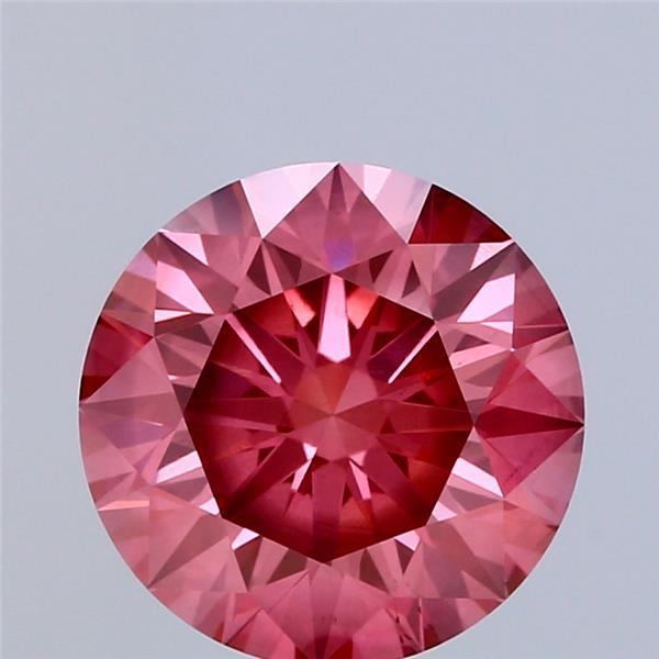 3.05 Ct. Fancy Vivid Pink Round Lab Grown Diamond