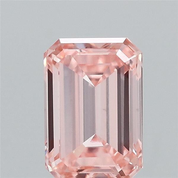0.76 Ct. Fancy Intense Pink Emerald Lab Grown Diamond