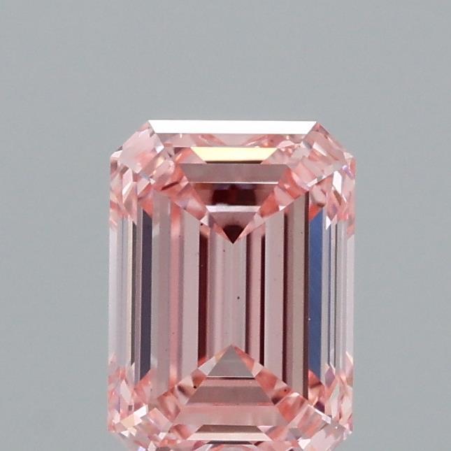 1.00 Ct. Fancy Intense Pink Emerald Lab Grown Diamond