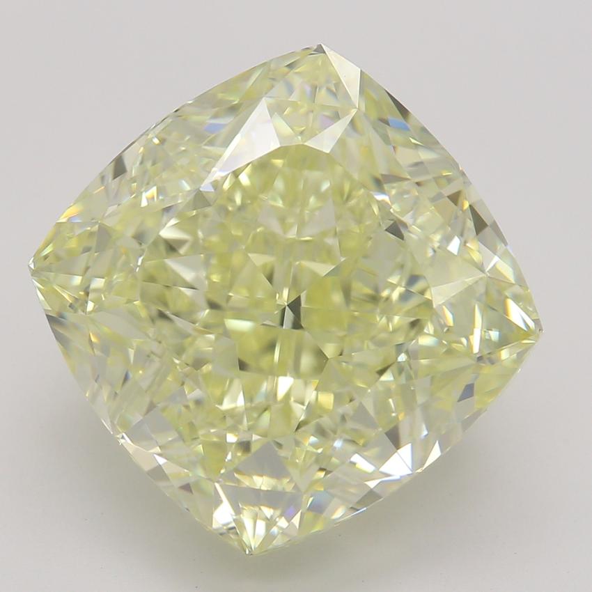 7.03 Ct. Fancy Light Yellow Cushion Diamond