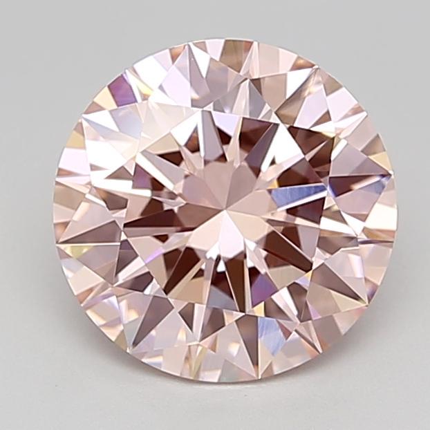 2.69 Ct. Fancy Intense  Pink Round Lab Grown Diamond