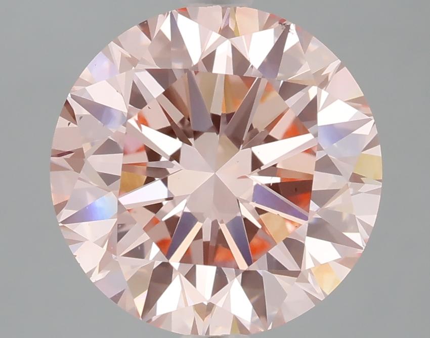 4.01 Ct. Fancy Intense Pink Round Lab Grown Diamond