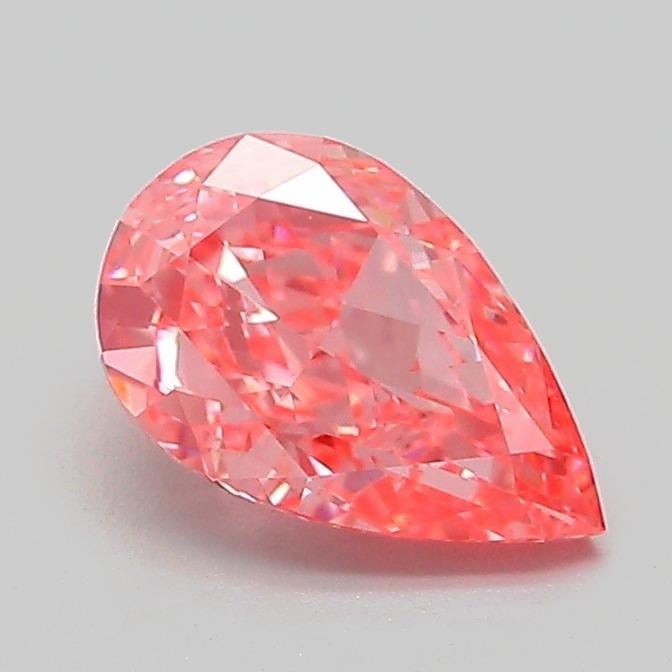 1.00 Ct. Fancy Vivid Pink Pear Lab Grown Diamond