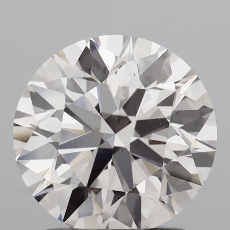 1.69 Ct. Light Brownish Pink Round Lab Grown Diamond