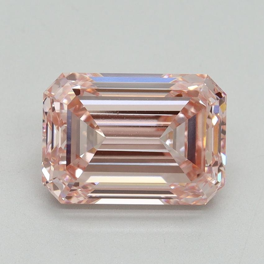 3.17 Ct. Fancy Intense Pink Emerald Lab Grown Diamond