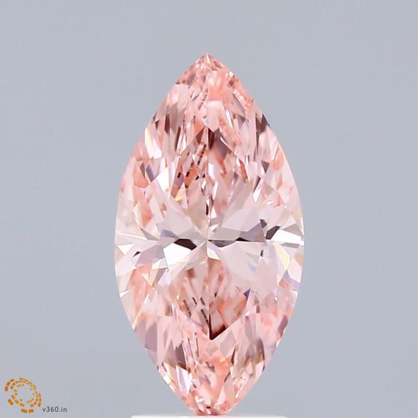 2.01 Ct. Fancy Pink Marquise Lab Grown Diamond