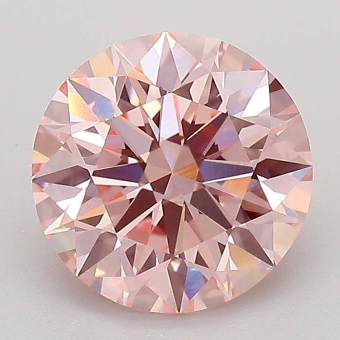 2.02 Ct. Fancy Intense Pink Round Lab Grown Diamond