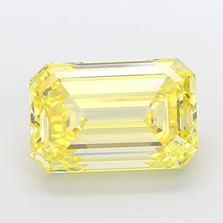 5.05 Ct. Fancy Intense Yellow Emerald Lab Grown Diamond