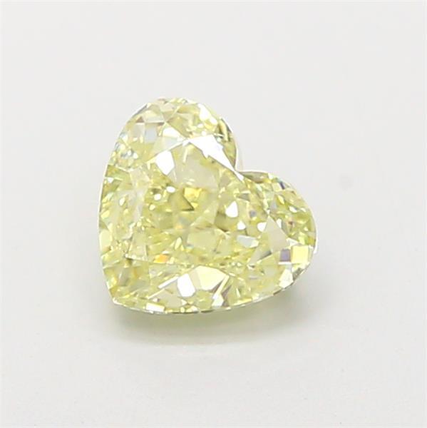 1.27 Ct. Fancy Light Yellow Heart Lab Grown Diamond
