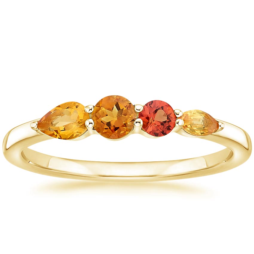 DV Jewels Resizeable Band Authentic Citrine Ring
