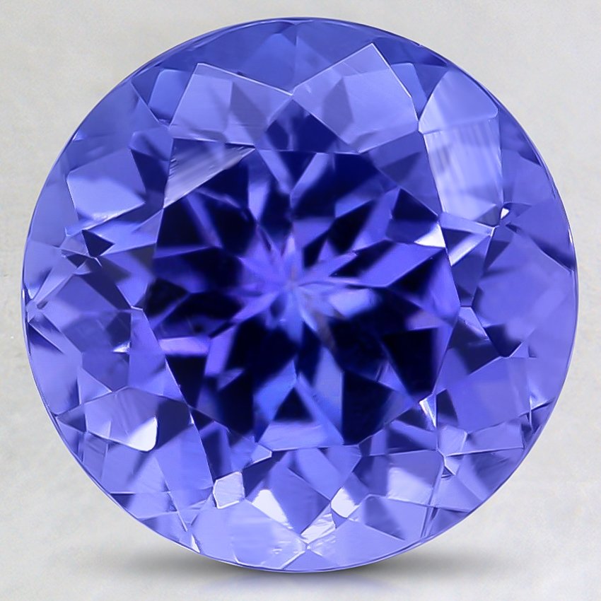 9.5mm Premium Purple Round Tanzanite