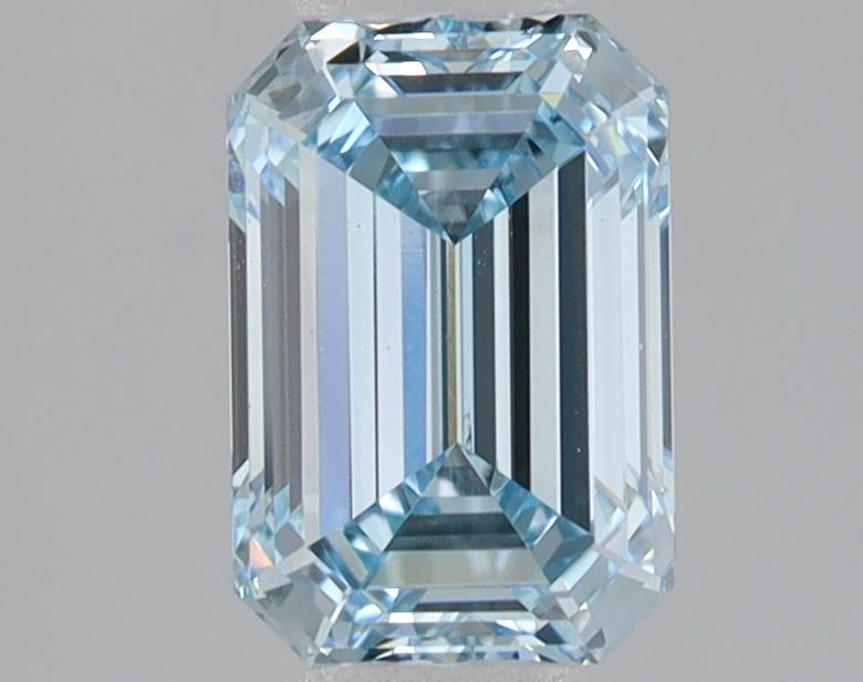 1.60 Ct. Fancy Intense Blue Emerald Lab Grown Diamond