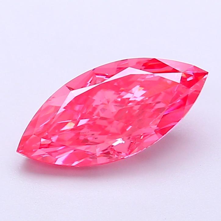 1.65 Ct. Fancy Vivid Pink Marquise Lab Grown Diamond
