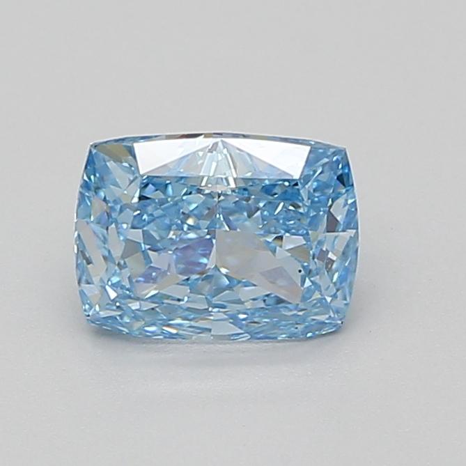 1.50 Ct. Fancy Vivid Blue Cushion Lab Grown Diamond