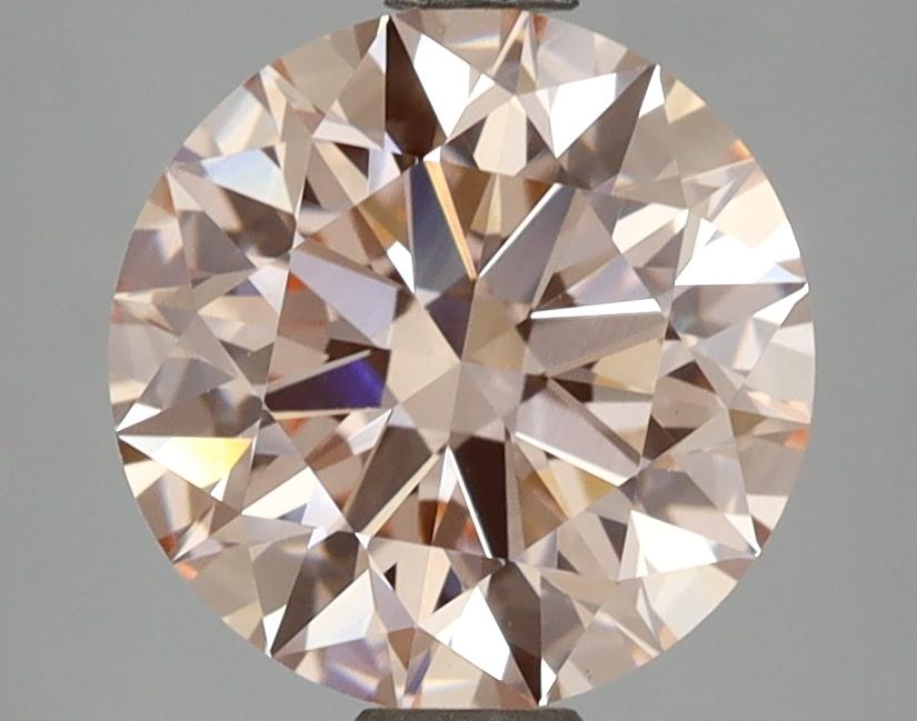 2.55 Ct. Fancy Intense Pink Round Lab Grown Diamond