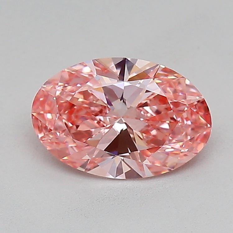 1.05 Ct. Fancy Vivid  Pink Oval Lab Grown Diamond