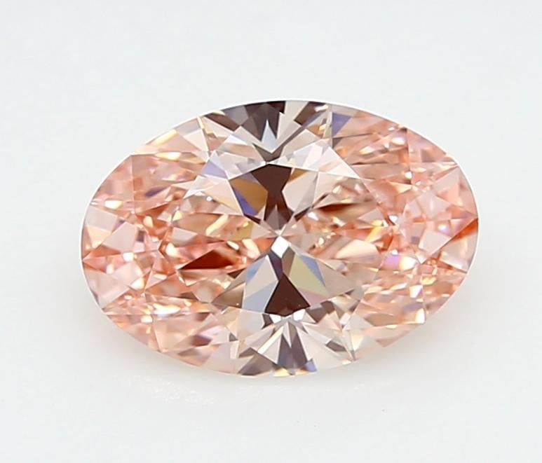 1.71 Ct. Fancy Intense  Pink Oval Lab Grown Diamond