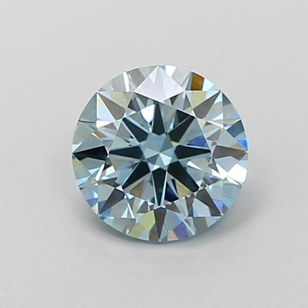 1.03 Ct. Fancy Intense Blue Round Lab Grown Diamond