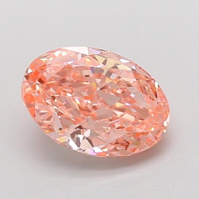 1.68 Ct. Fancy Vivid Pink Oval Lab Grown Diamond
