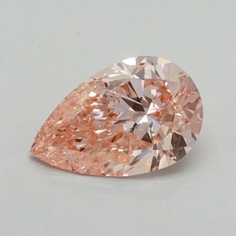 0.73 Ct. Fancy Vivid Pink Pear Lab Grown Diamond