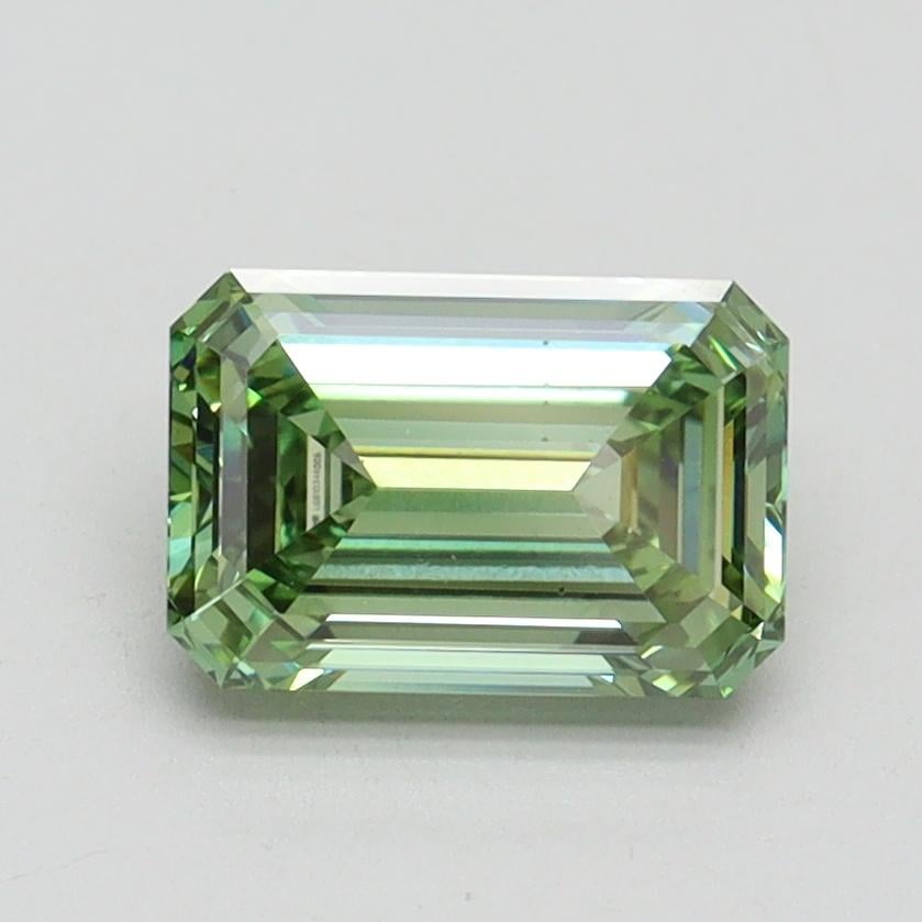 1.28 Ct. Fancy Vivid Green Emerald Lab Grown Diamond