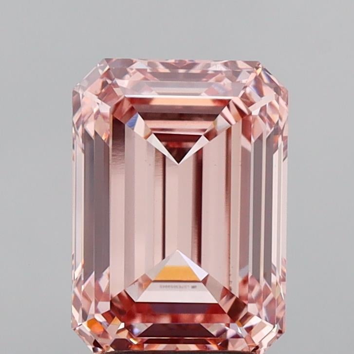3.22 Ct. Fancy Intense  Pink Emerald Lab Grown Diamond