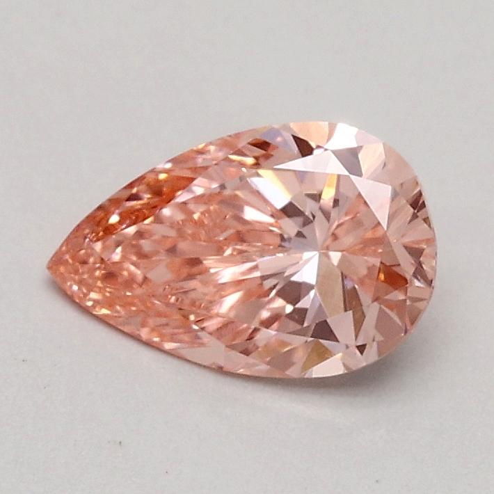 0.50 Ct. Fancy Intense Pink Pear Lab Grown Diamond
