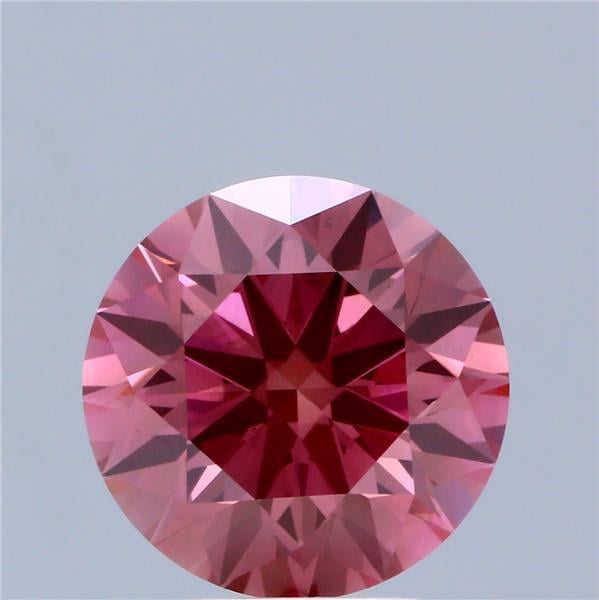 3.07 Ct. Fancy Vivid Pink Round Lab Grown Diamond