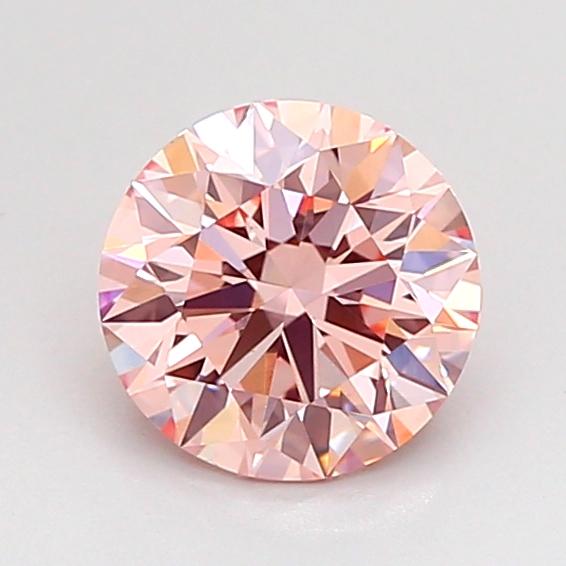 1.00 Ct. Fancy Intense Pink Round Lab Grown Diamond