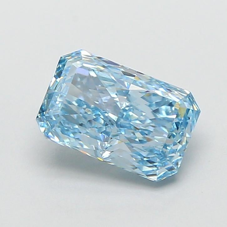 1.50 Ct. Fancy Vivid  Blue Radiant Lab Grown Diamond