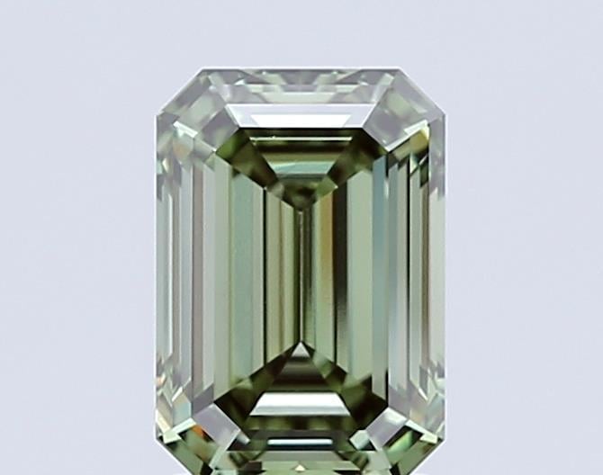 2.56 Ct. Fancy Vivid Green Emerald Lab Grown Diamond