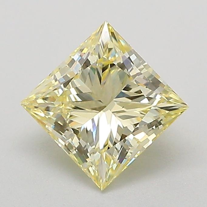 1.08 Ct. Fancy Yellow Princess Lab Grown Diamond